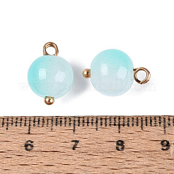 Alloy Glass Pendants&nbsp;GLAA-P080-03G-04