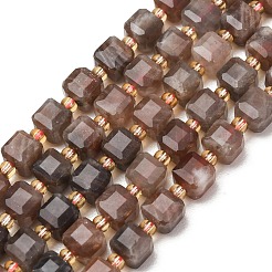 Natural Black Moonstone Beads Strands&nbsp;GG-CBAC972-A07-01