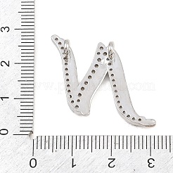 Brass Micro Pave Clear Cubic Zirconia Pendants&nbsp;CU-CBA8481-01P-N