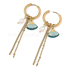 Alloy Rhinestone Hoop Earrings&nbsp;EJEW-JE07389