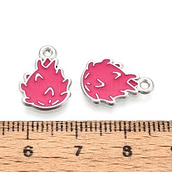 Fruit Alloy Enamel Charms&nbsp;PALLOY-S058-01P-06