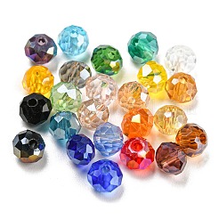 1008Pcs 24 Color Transparent Glass Bead&nbsp;GLAA-H026-03