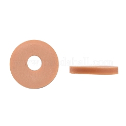 手作り樹脂粘土ビーズ  ディスク/フラットラウンド  ヒシビーズ  バリーウッド  8x0.5~1mm  穴：2mm  約13000個/1000g&nbsp;CLAY-R067-8.0mm-B37