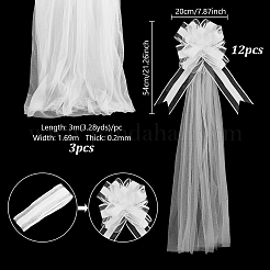 12Pcs Plastic Pull Bows&nbsp;DIY-GA0009-05