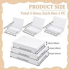 3Pcs 3 Sizes Burlap Cloth Packing Boxes&nbsp;AJEW-WH0709-068