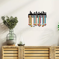 Fashion Iron Medal Hanger Holder Display Wall Rack&nbsp;ODIS-WH0037-440