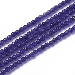 Natural White Jade Beads Strands&nbsp;G-F596-46-2mm
