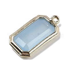 Natural Dyed Jade Imitation Aquamarine Pendants&nbsp;G-U019-04G-01