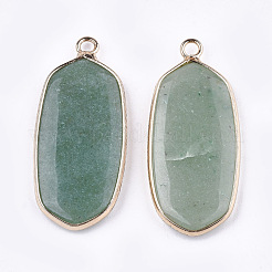 Natural Green Aventurine Pendants&nbsp;G-T112-23E
