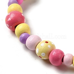 Maple Wood & Acrylic Jewelry Set&nbsp;SJEW-C003-02A
