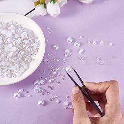 60g Resin patch multi size mixed pearl patch DIY jewelry accessories(2 bags)&nbsp;JX586I