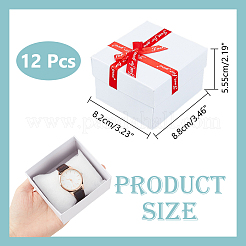 Square Cardboard Watch Package Boxes&nbsp;CON-WH0086-105B