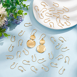 Ion Plating(IP) 304 Stainless Steel Earring Hooks&nbsp;STAS-UN0058-41G