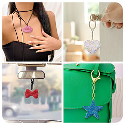 5Pcs 5 Styles Handmade Polymer Clay Pendants&nbsp;RB-BT0001-05A