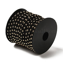 Golden Aluminum Studded Faux Suede Cord&nbsp;LW-D004-01