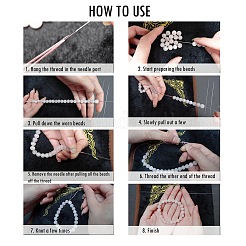 Steel Beading Needles with Hook for Bead Spinner&nbsp;X-TOOL-C009-01B-01