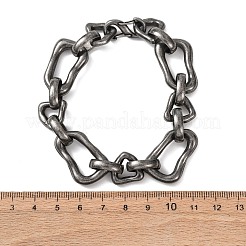 304 Stainless Steel Chunky Link Chain Bracelets for Women Men&nbsp;BJEW-C148-03AS
