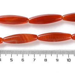 Natural Agate(Dyed & Heated) Beads Strands&nbsp;G-M446-A01-01B
