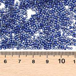 MIYUKIデリカビーズ  シリンダー  日本製シードビーズ  11/0  (db2511)duracoat 亜鉛メッキ ネイビー  1.3x1.6mm  穴：0.8mm  約10000個/袋  50 G /袋&nbsp;SEED-X0054-DB2511