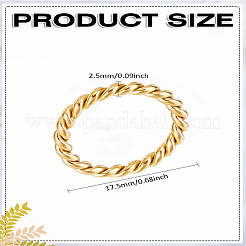 1Pc Stainless Steel Finger Rings for Women Men&nbsp;RJEW-LP0002-34