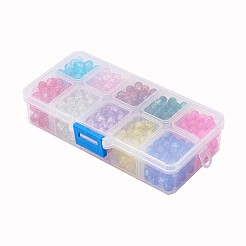 Baking Paint Crackle Glass Bead&nbsp;CCG-PH0002-6mm-02
