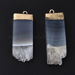 Natural Agate Pendants&nbsp;G-Q998-038