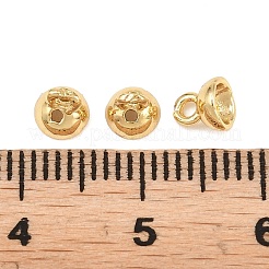 Brass Bead Cap Bails&nbsp;KK-H292-41G