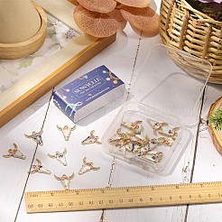 30Pcs 5 Colors Alloy Enamel Pendants&nbsp;ENAM-SC0003-85