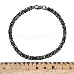 304 Stainless Steel Chain Bracelets for Women Men&nbsp;BJEW-Z143-31AS