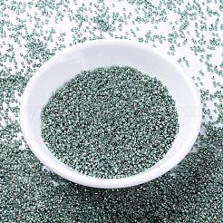 MIYUKIデリカビーズ  シリンダー  日本製シードビーズ  11/0  （db1846)デュラコート亜鉛メッキ海泡  1.3x1.6mm  穴：0.8mm  約2000PCS /ボトル  10 G /ボトル&nbsp;SEED-JP0008-DB1846