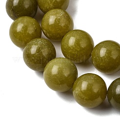 天然な中国のヒスイのビーズ連売り  台湾ヒスイ  ラウンド  12mm  穴：1.8mm  約32個/連  15.4インチ&nbsp;G-F363-12mm