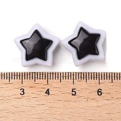 Two-tone Acrylic Beads&nbsp;OACR-U003-07