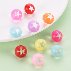 1-Hole Transparent Acrylic Buttons&nbsp;TACR-S154-51B