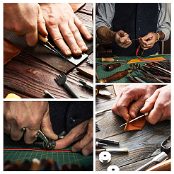 5mの平型模造革コード  枕の装飾用  ゴールド  30x1mm  約5.47ヤード（5m）/ロール&nbsp;LC-GF0001-02G-01