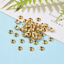 Brass Bead Caps&nbsp;KK-TB857-G