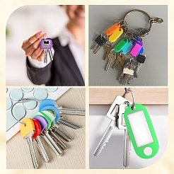 DIY Plastic Key Sleeve Pendant Keychain Making Kits&nbsp;DIY-SP0002-52