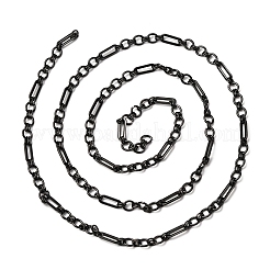 304 Stainless Steel Rectangle with Ring Link Chains&nbsp;CHS-Z007-21B