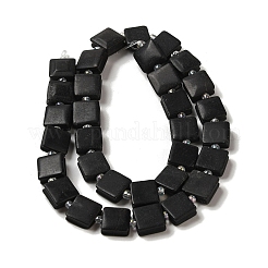 Natural Black Stone Beads Strands&nbsp;G-L596-A11-01