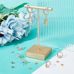 12Pcs Brass Stud Earring Findings&nbsp;KK-DC0001-48