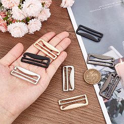 8Pcs 4 Colors Zinc Alloy Underwear Strap Buckles&nbsp;FIND-OC0003-08D