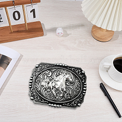 Zinc Alloy Buckle Clasps&nbsp;FIND-WH20027-58B