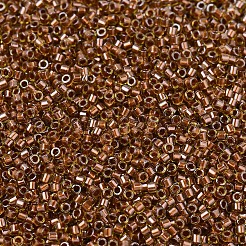 MIYUKIデリカビーズ  シリンダー  日本製シードビーズ  11/0  （db1703)カッパーパール裏地シャルトルーゼ  1.3x1.6mm  穴：0.8mm  約10000個/袋  50 G /袋&nbsp;SEED-X0054-DB1703