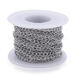 Tarnish Resistant 304 Stainless Steel Twisted Chains&nbsp;CHS-A003K-0.6mm