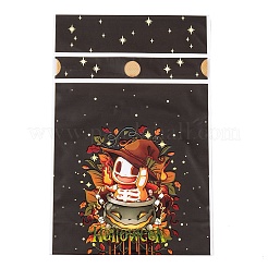 50Pcs Rectangle Halloween Candy Plastic Bags&nbsp;ABAG-U001-01H