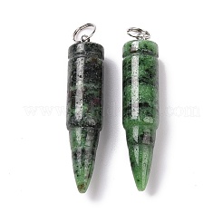 Natural Ruby in Zoisite Pointed Pendants&nbsp;G-D850-14