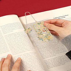 1Pc Zinc Alloy Enamel Bookmarks&nbsp;AJEW-LP0004-23B