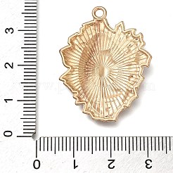 合金エナメルチャーム  ゴールドカラー  ラグビー  33x25.5x2mm  穴：1.8mm&nbsp;ENAM-Z021-01B