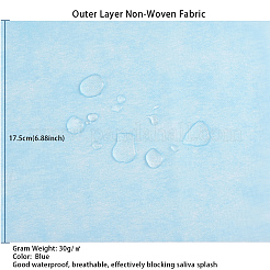 3 Layer Non-Woven Fabric Kit for DIY Mouth Cover&nbsp;AJEW-WH0105-29B