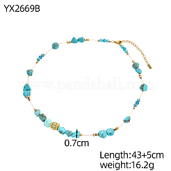 304 Stainless Steel Pendant Necklaces&nbsp;NJEW-OY002-59G