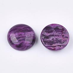 ナチュラルリップルジャスパーカボション  染め  フラットラウンド  ミディアム蘭  19.5~20x6~6.5mm&nbsp;G-S330-16B